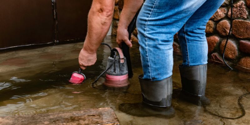 Furnace Damage in a Flooded Basement