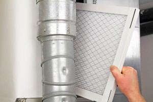 why is my furnace filter black?