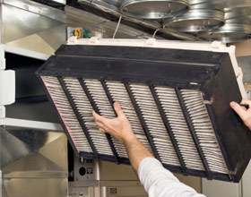 furnace filter replacement in Oakville and Burlington