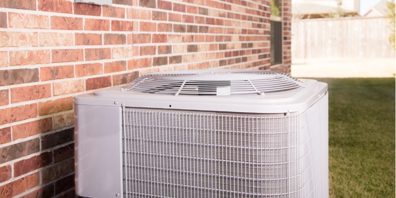 Close up of AC unit